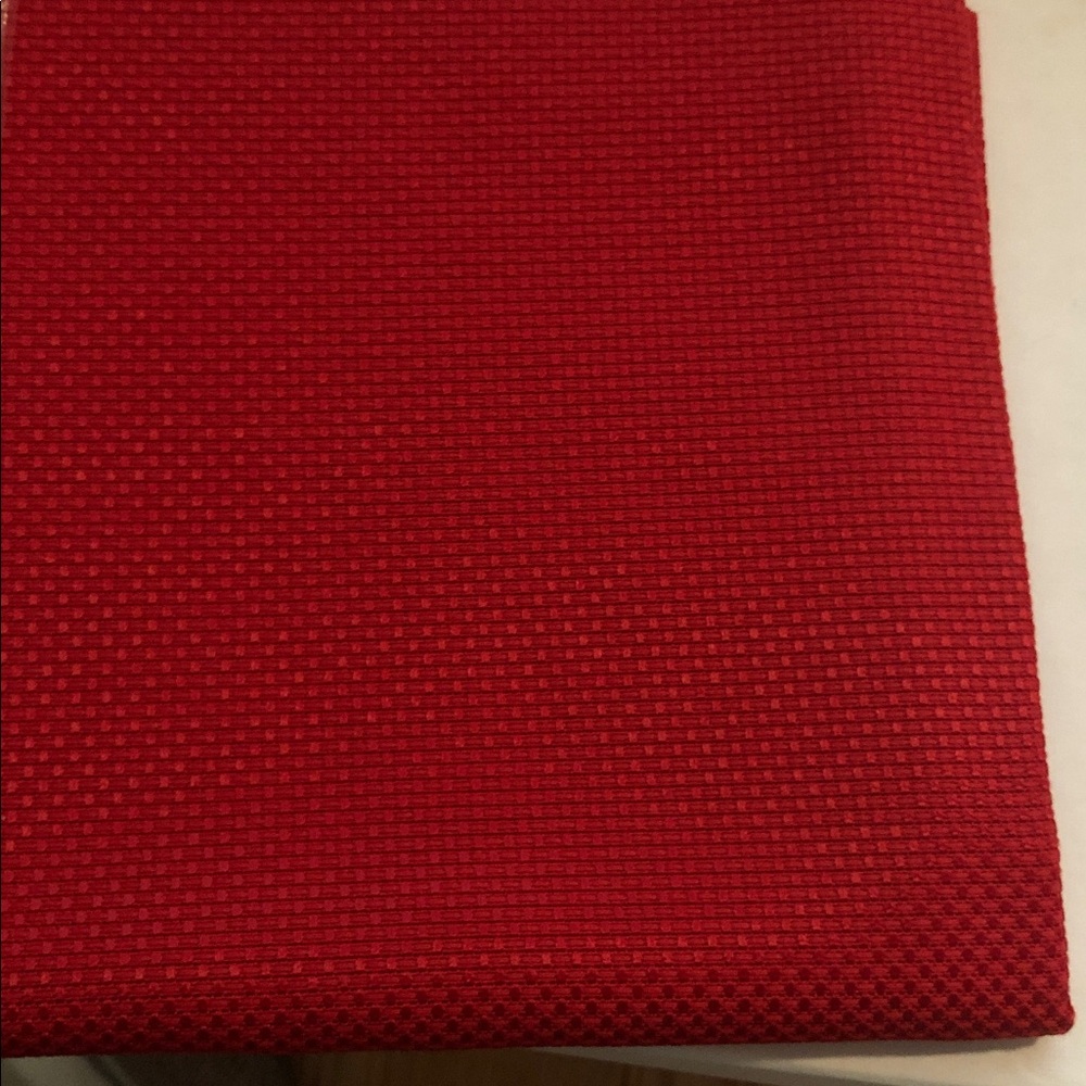 Zweigart red damask 11 count size cross stitch fabric 22”x76” new
